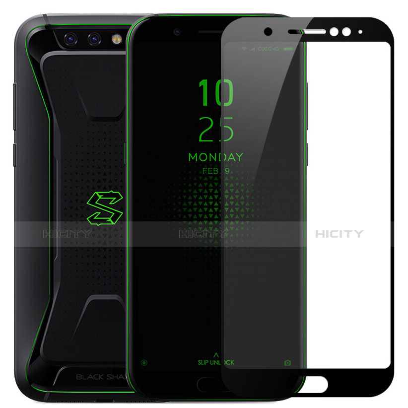 Xiaomi Black Shark用強化ガラス フル液晶保護フィルム Xiaomi ブラック