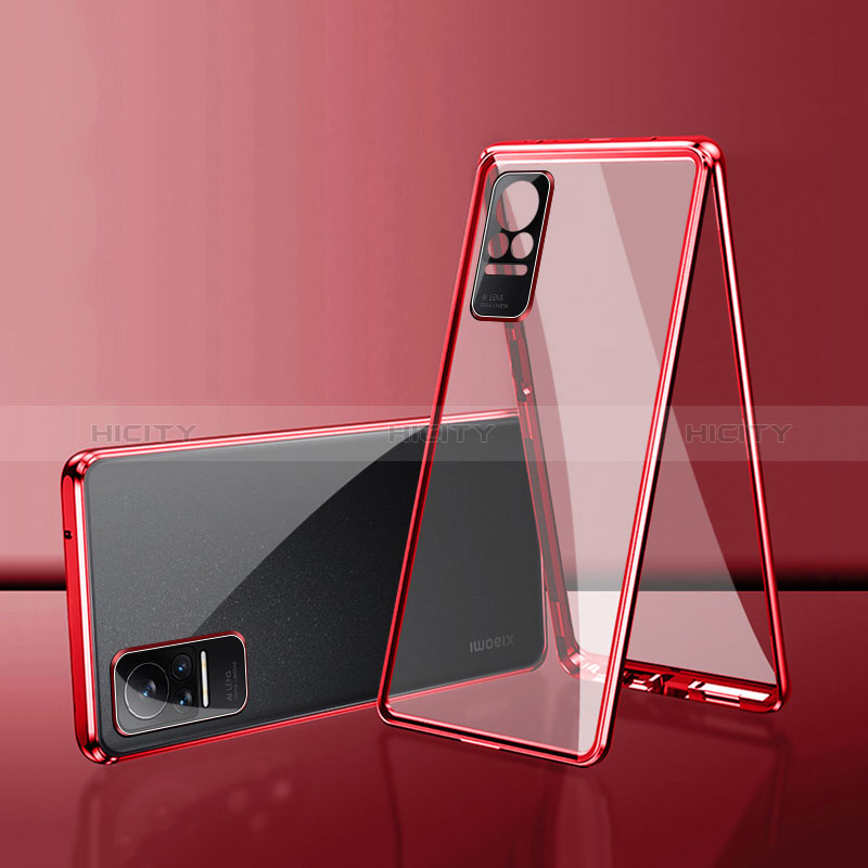 Xiaomi Civi 1S 5G用ケース 高級感 手触り良い アルミメタル 製の金属製 360度 フルカバーバンパー 鏡面 カバー Xiaomi 