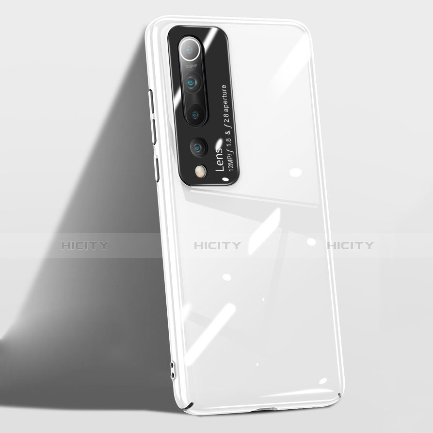 Xiaomi Mi 10用ハードケース プラスチック 質感もマット カバー T01 Xiaomi ホワイト