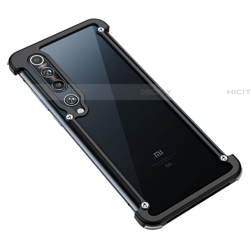 Xiaomi Mi 10用ケース 高級感 手触り良い アルミメタル 製の金属製 バンパー カバー A01 Xiaomi 