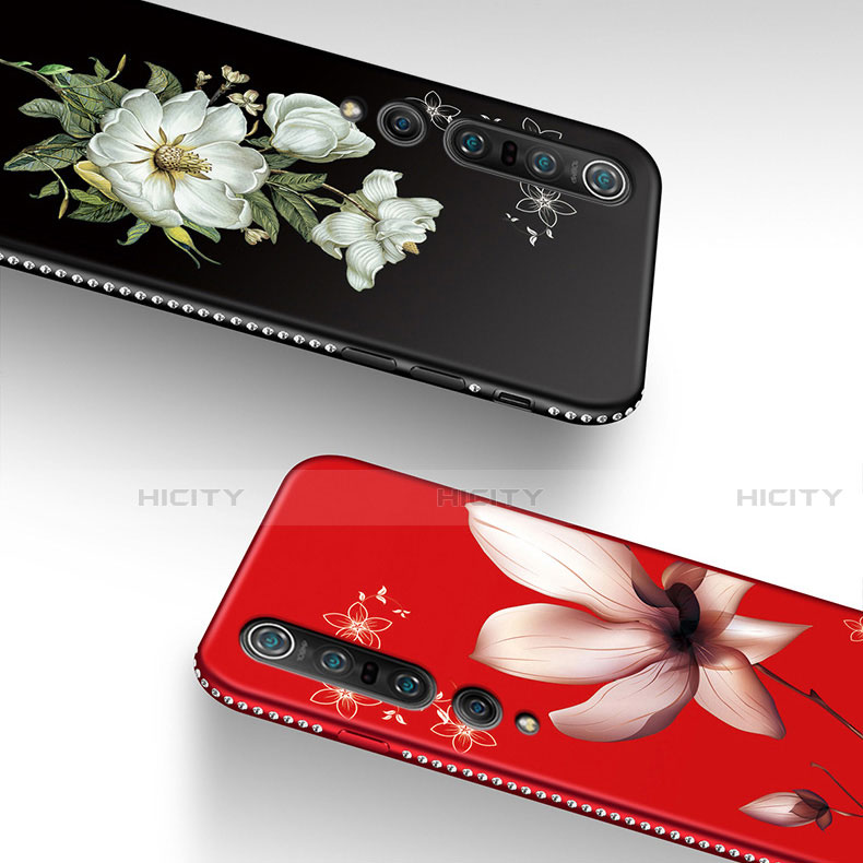 Xiaomi Mi 10 Pro用シリコンケース ソフトタッチラバー 花 カバー K01 Xiaomi 