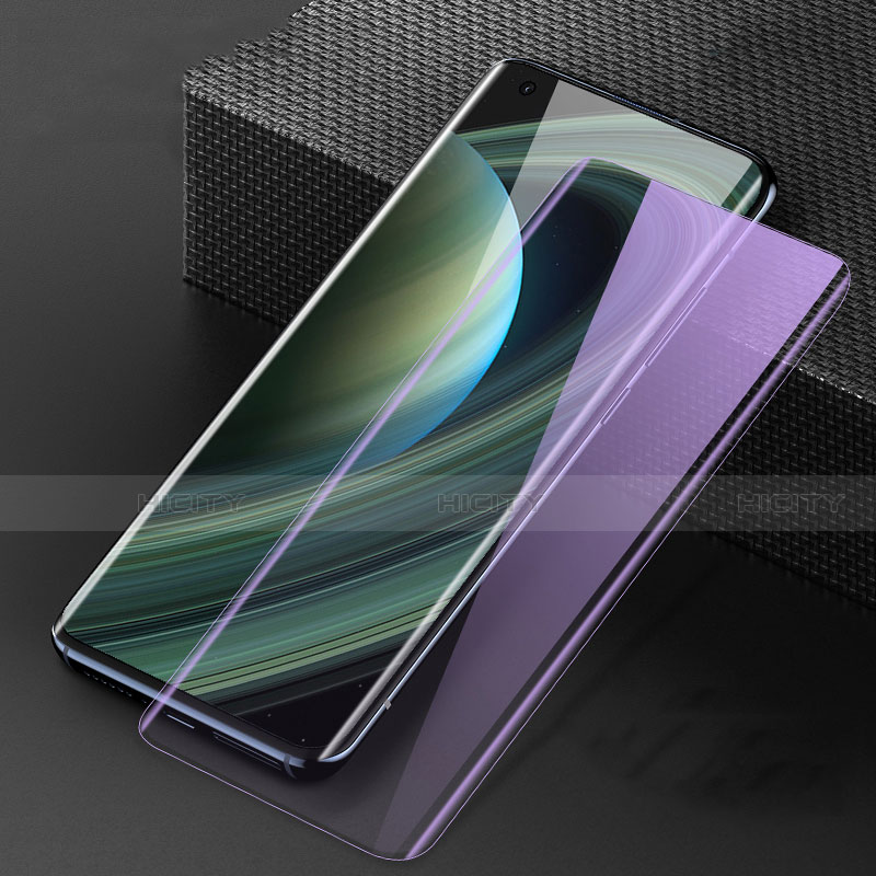 Xiaomi Mi 10 Ultra用強化ガラス フル液晶保護フィルム アンチグレア ブルーライト F02 Xiaomi ブラック