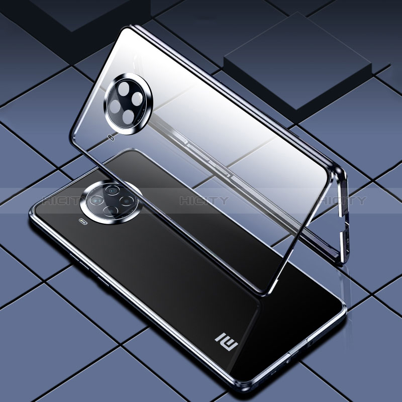 Xiaomi Mi 10i 5G用ケース 高級感 手触り良い アルミメタル 製の金属製 360度 フルカバーバンパー 鏡面 カバー P01 Xiaomi 
