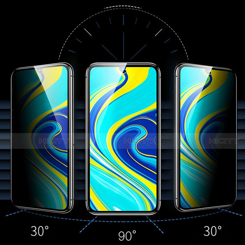 Xiaomi Mi 10i 5G用反スパイ 強化ガラス 液晶保護フィルム Xiaomi クリア
