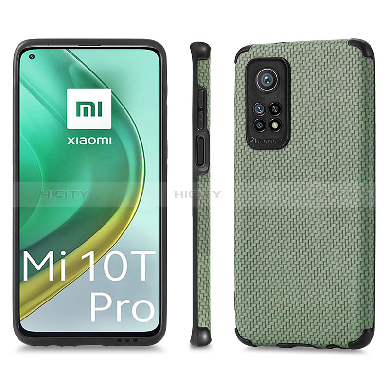 Xiaomi Mi 10T Pro 5G用極薄ソフトケース シリコンケース 耐衝撃 全面保護 マグネット式 バンパー S01D Xiaomi 