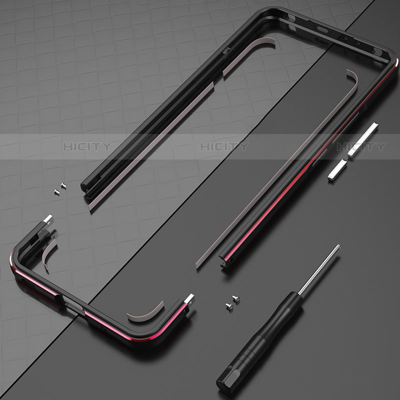 Xiaomi Mi 11 5G用ケース 高級感 手触り良い アルミメタル 製の金属製 バンパー カバー T01 Xiaomi 