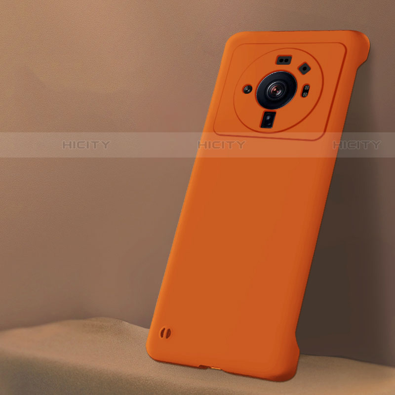 Xiaomi Mi 12 Ultra 5G用ハードケース プラスチック 質感もマット カバー M01 Xiaomi オレンジ