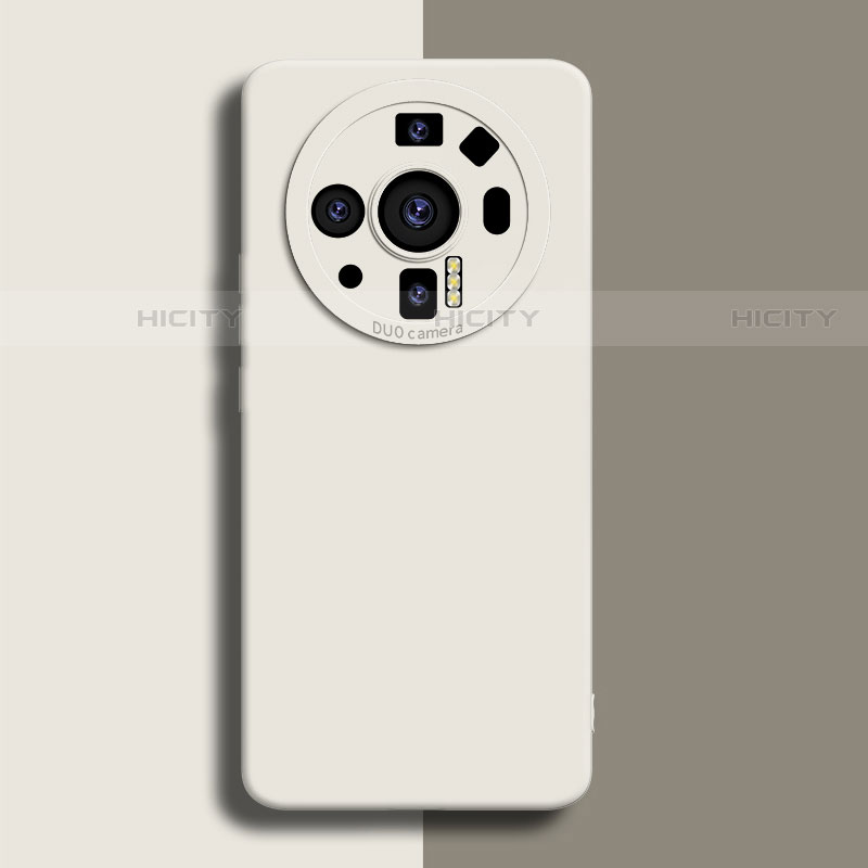 Xiaomi Mi 12 Ultra 5G用360度 フルカバー極薄ソフトケース シリコンケース 耐衝撃 全面保護 バンパー S02 Xiaomi ホワイト