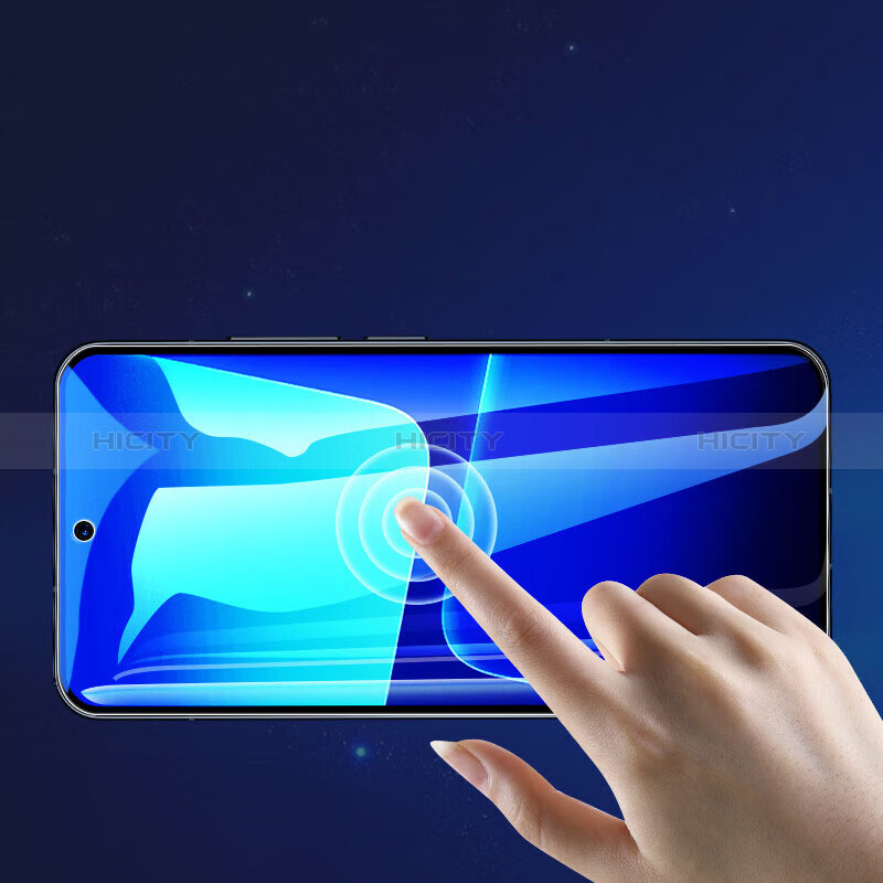 Xiaomi Mi 13 Pro 5G用強化ガラス フル液晶保護フィルム アンチグレア ブルーライト Xiaomi ブラック