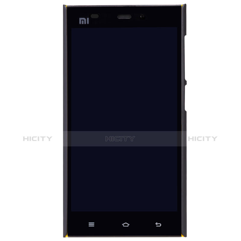 Xiaomi Mi 3用ハードケース プラスチック メッシュ デザイン Xiaomi ブラック