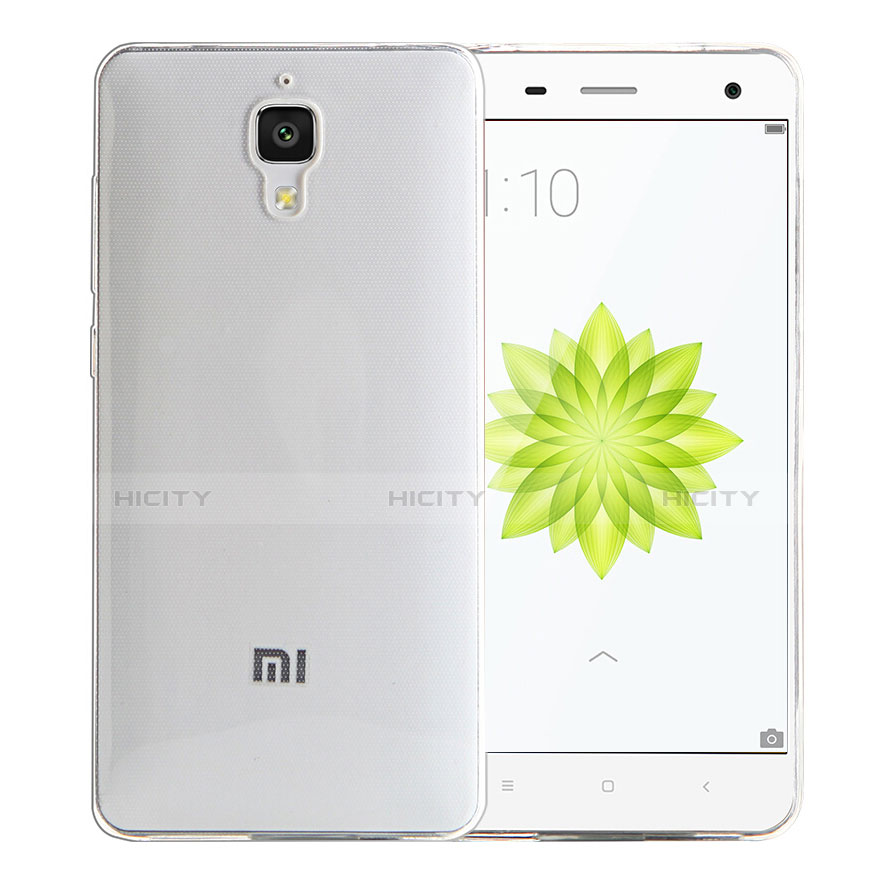 Xiaomi Mi 4 LTE用極薄ソフトケース シリコンケース 耐衝撃 全面保護 クリア透明 Xiaomi クリア