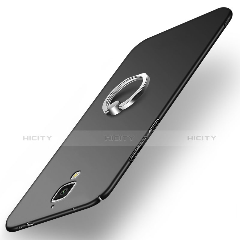 Xiaomi Mi 4 LTE用ハードケース プラスチック 質感もマット アンド指輪 Xiaomi ブラック