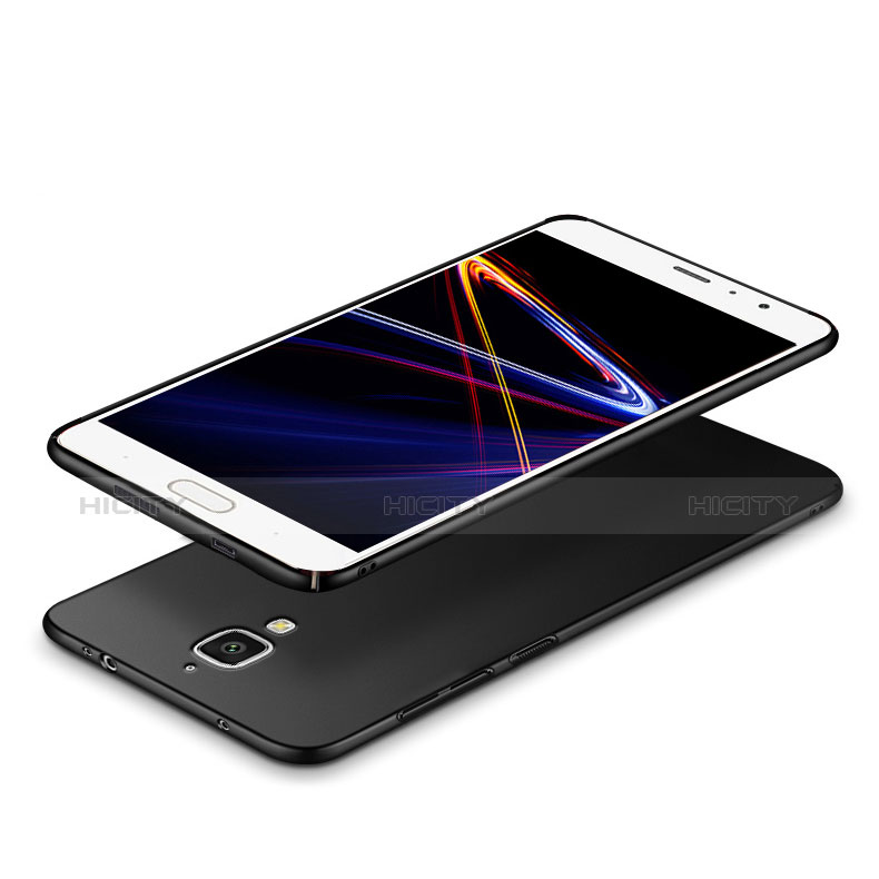 Xiaomi Mi 4 LTE用ハードケース プラスチック 質感もマット アンド指輪 Xiaomi ブラック