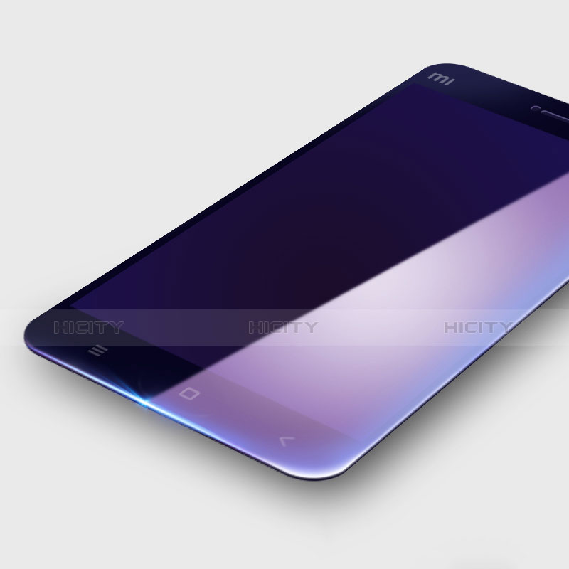 Xiaomi Mi 4i用アンチグレア ブルーライト 強化ガラス 液晶保護フィルム Xiaomi ネイビー