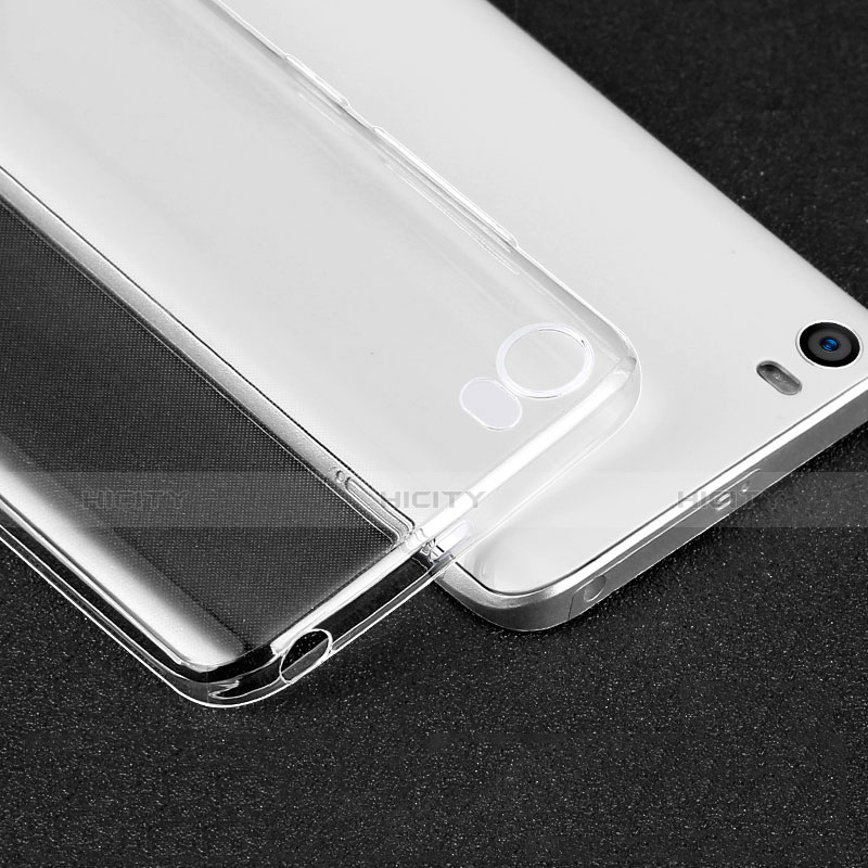 Xiaomi Mi 5用極薄ソフトケース シリコンケース 耐衝撃 全面保護 クリア透明 T05 Xiaomi クリア