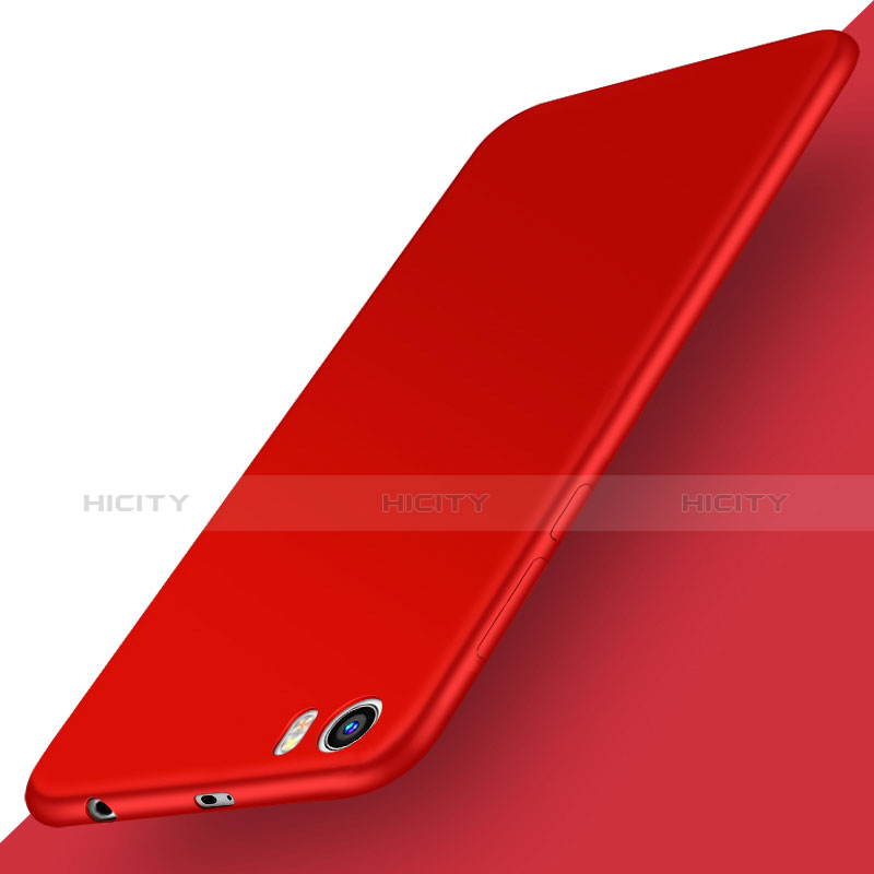 Xiaomi Mi 5用ハードケース プラスチック アンド指輪 質感もマット Xiaomi レッド