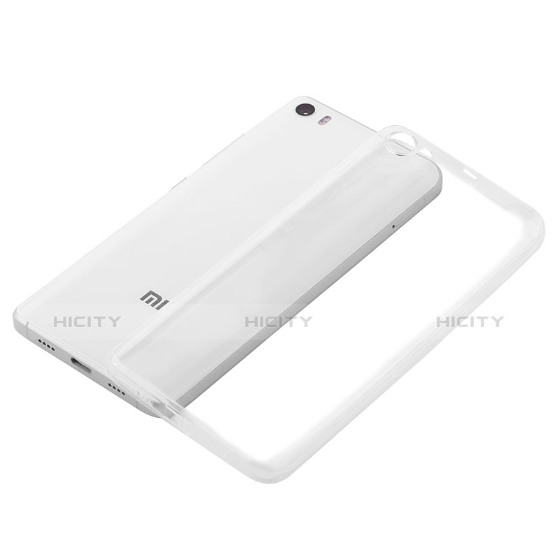 Xiaomi Mi 5用極薄ソフトケース シリコンケース 耐衝撃 全面保護 クリア透明 T08 Xiaomi クリア