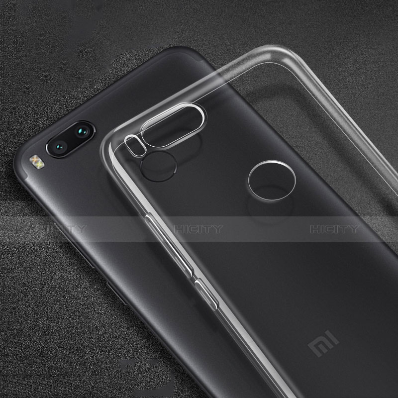 Xiaomi Mi 5X用極薄ソフトケース シリコンケース 耐衝撃 全面保護 クリア透明 カバー Xiaomi クリア