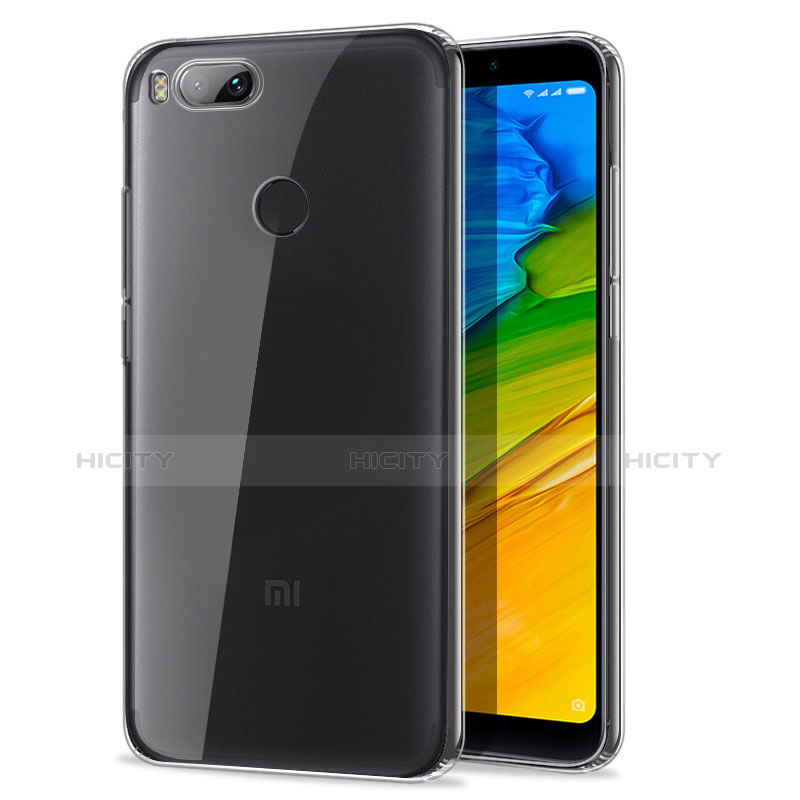 Xiaomi Mi 5X用極薄ソフトケース シリコンケース 耐衝撃 全面保護 クリア透明 T07 Xiaomi クリア