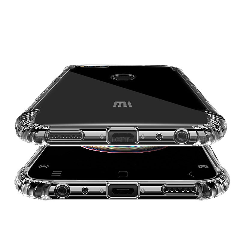 Xiaomi Mi 5X用極薄ソフトケース シリコンケース 耐衝撃 全面保護 クリア透明 T11 Xiaomi クリア