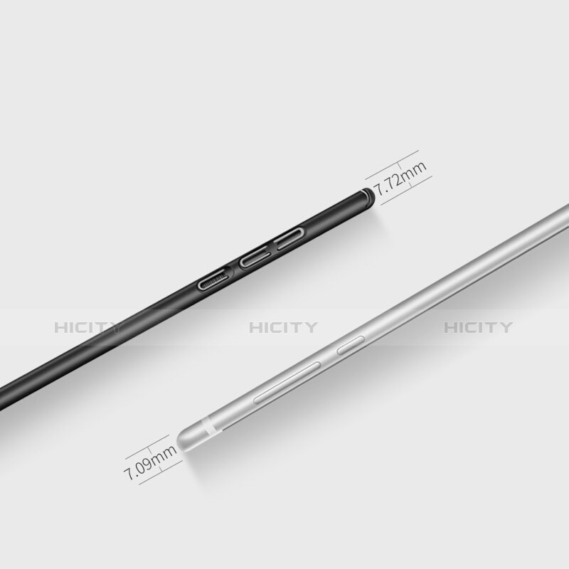 Xiaomi Mi 6用ハードケース プラスチック 質感もマット アンド指輪 Xiaomi ブラック