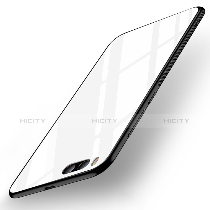 Xiaomi Mi 6用ハイブリットバンパーケース プラスチック 鏡面 カバー Xiaomi ホワイト