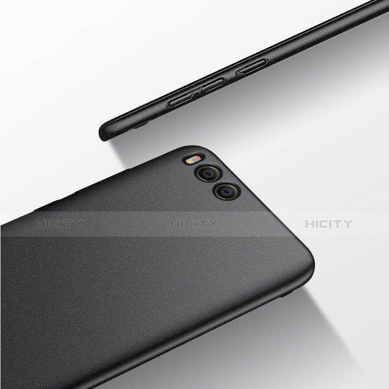 Xiaomi Mi 6用ハードケース プラスチック 質感もマット アンド指輪 A03 Xiaomi ブラック