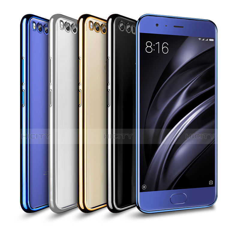 Xiaomi Mi 6用極薄ソフトケース シリコンケース 耐衝撃 全面保護 クリア透明 H02 Xiaomi 