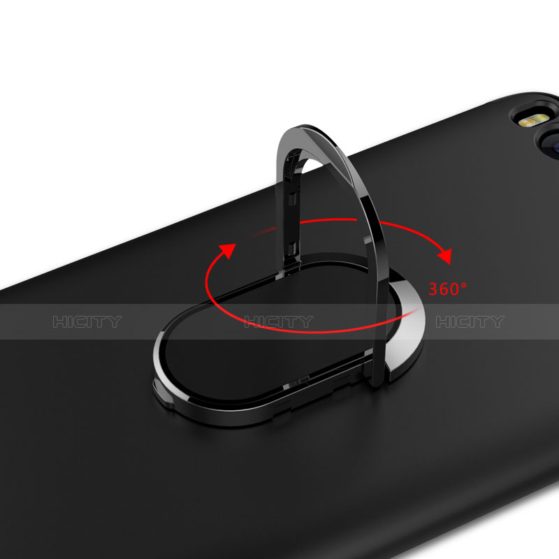 Xiaomi Mi 6用極薄ソフトケース シリコンケース 耐衝撃 全面保護 アンド指輪 バンパー Xiaomi 