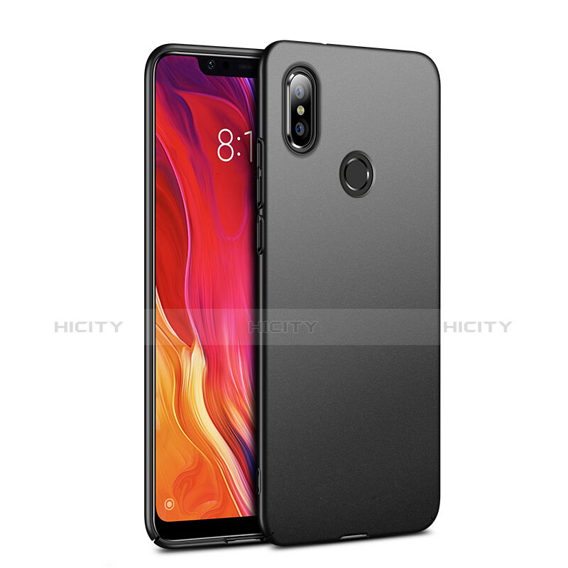 Xiaomi Mi 8用ハードケース プラスチック 質感もマット Xiaomi ブラック