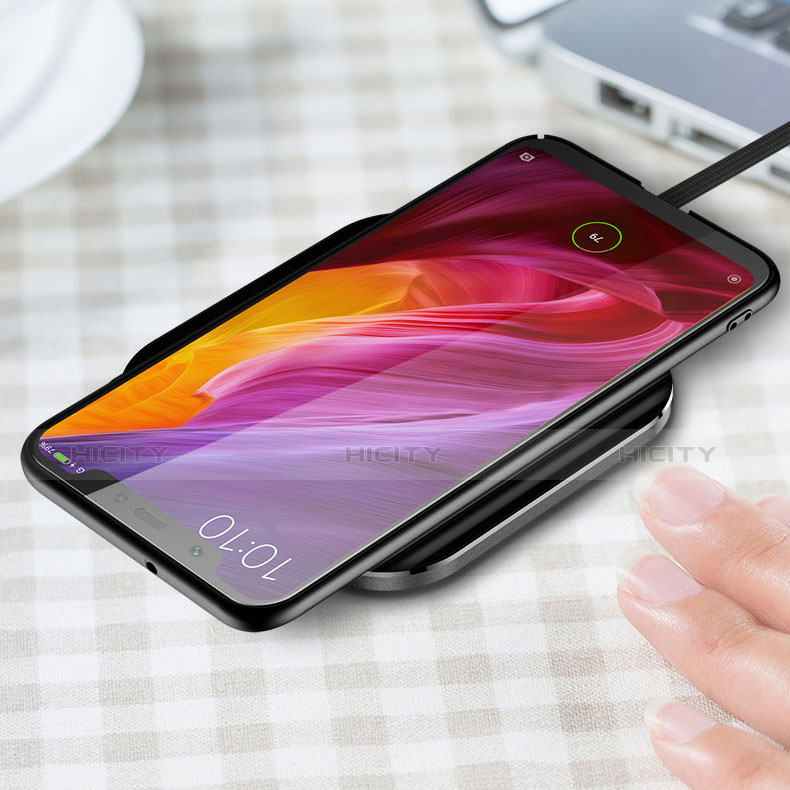 Xiaomi Mi 8用ハードケース プラスチック メッシュ デザイン W01 Xiaomi ブラック