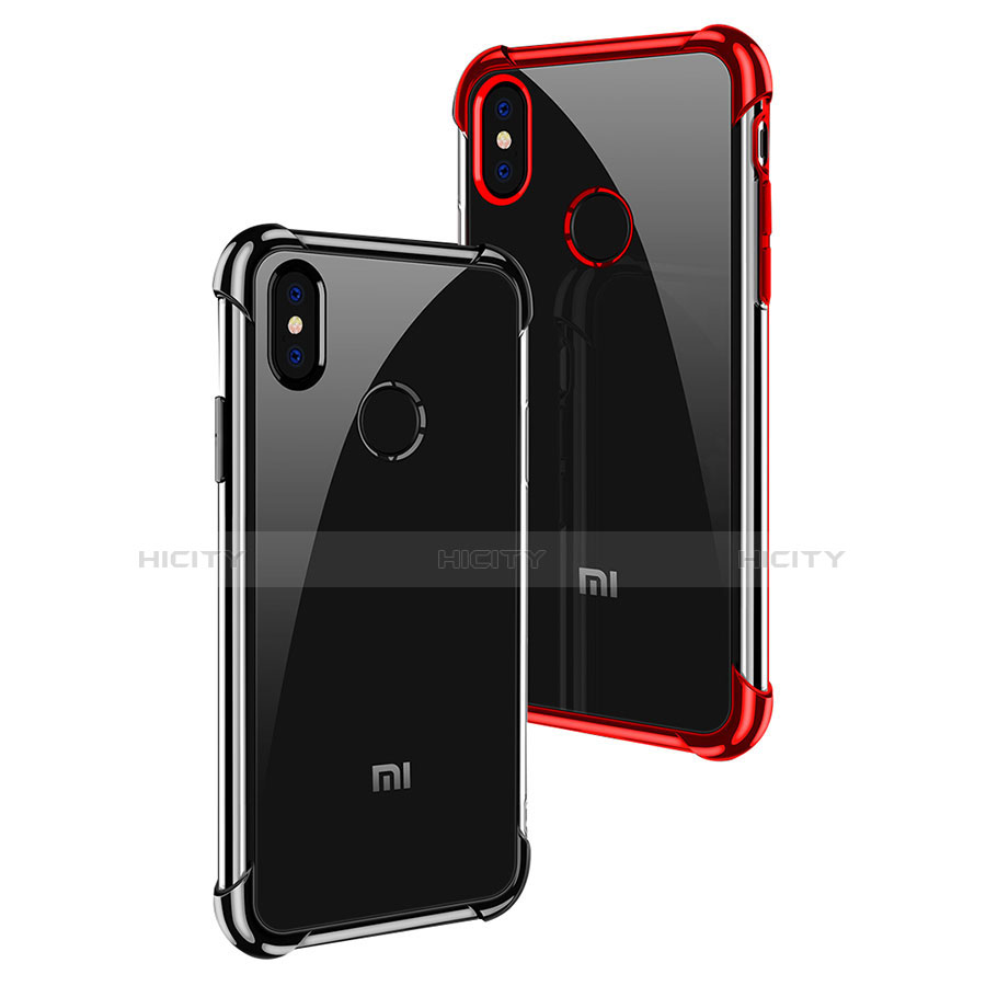 Xiaomi Mi 8用極薄ソフトケース シリコンケース 耐衝撃 全面保護 クリア透明 H05 Xiaomi 