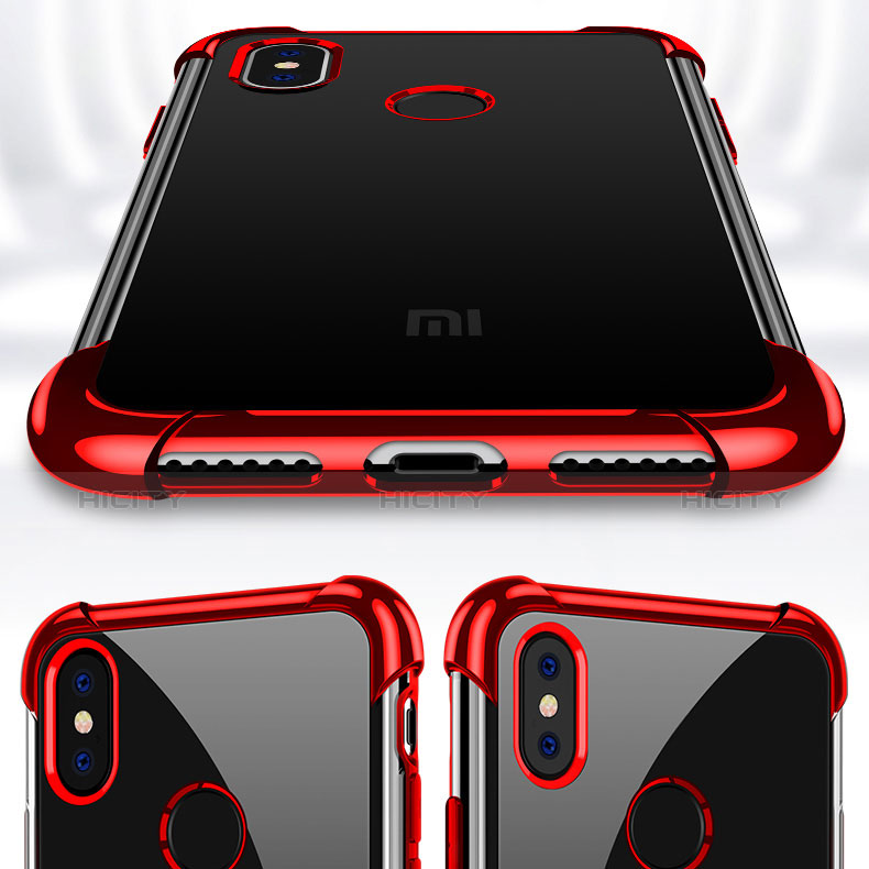 Xiaomi Mi 8用極薄ソフトケース シリコンケース 耐衝撃 全面保護 クリア透明 H05 Xiaomi 