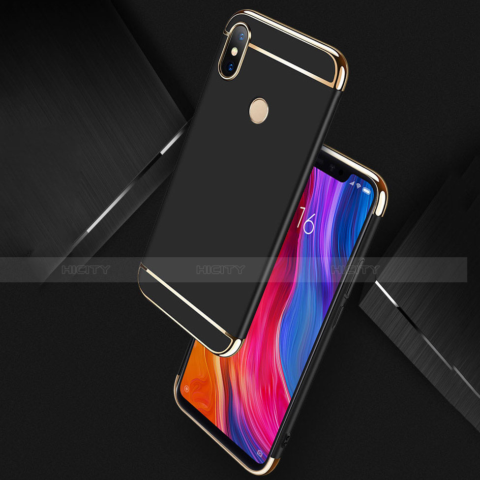 Xiaomi Mi 8用ケース 高級感 手触り良い メタル兼プラスチック バンパー M01 Xiaomi 