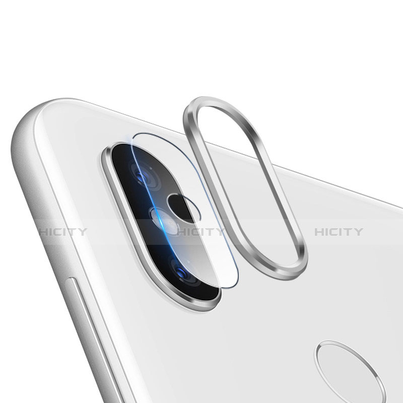 Xiaomi Mi 8用強化ガラス カメラプロテクター カメラレンズ 保護ガラスフイルム Xiaomi シルバー