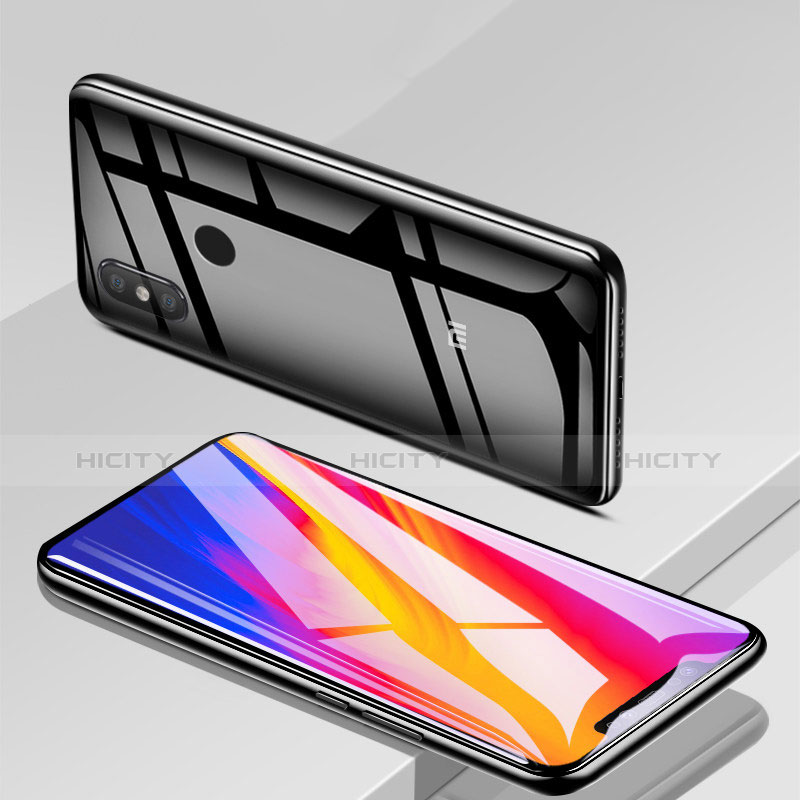 Xiaomi Mi 8用強化ガラス フル液晶保護フィルム F19 Xiaomi ブラック