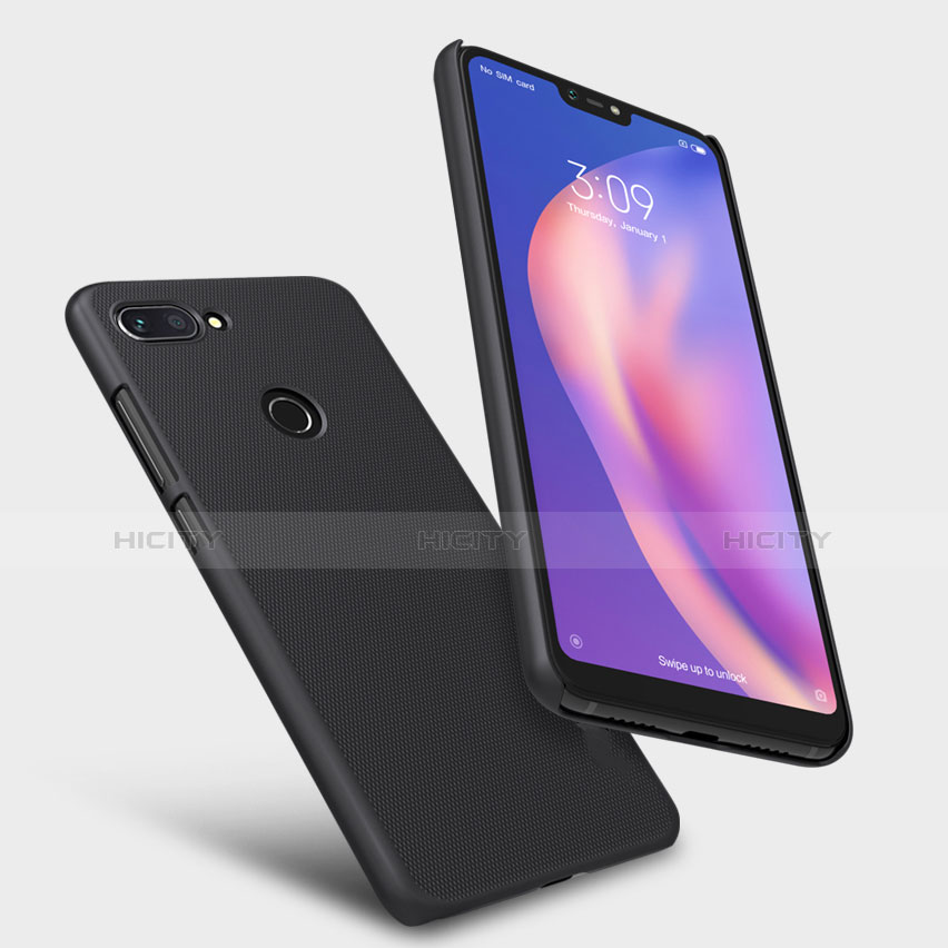 Xiaomi Mi 8 Lite用ハードケース プラスチック 質感もマット M02 Xiaomi ブラック