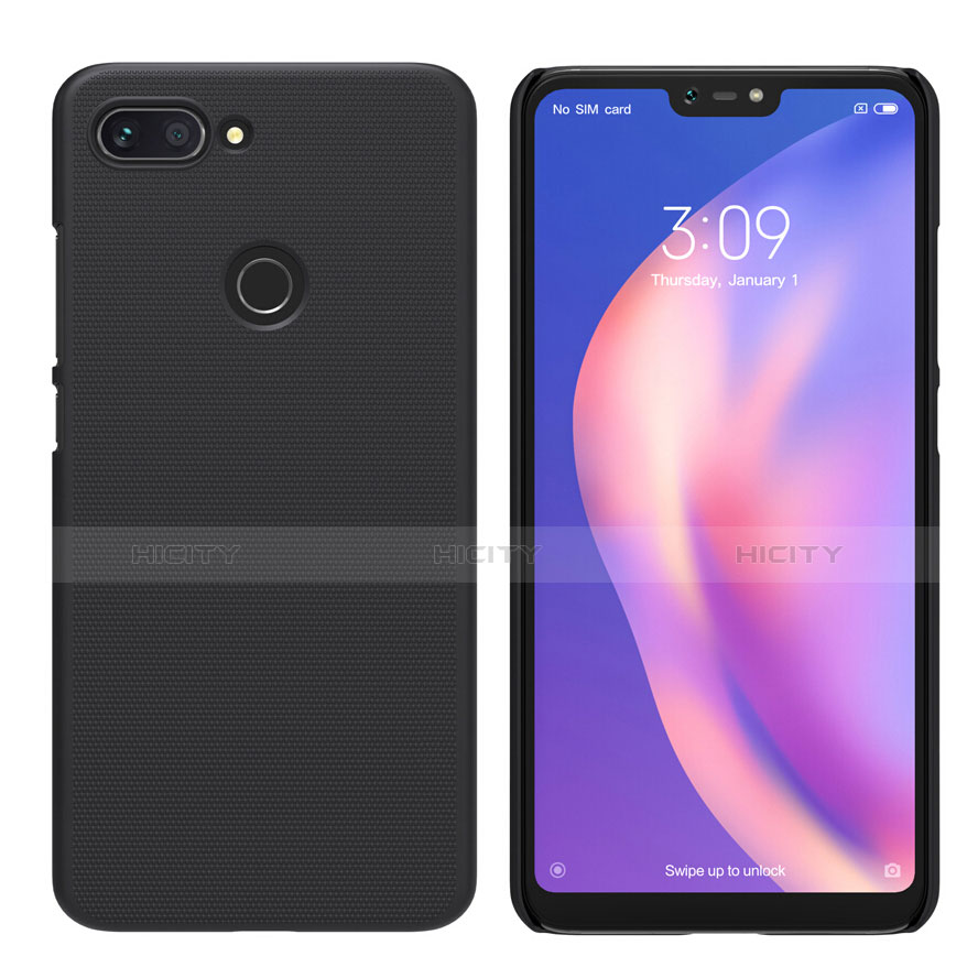 Xiaomi Mi 8 Lite用ハードケース プラスチック 質感もマット Xiaomi ブラック