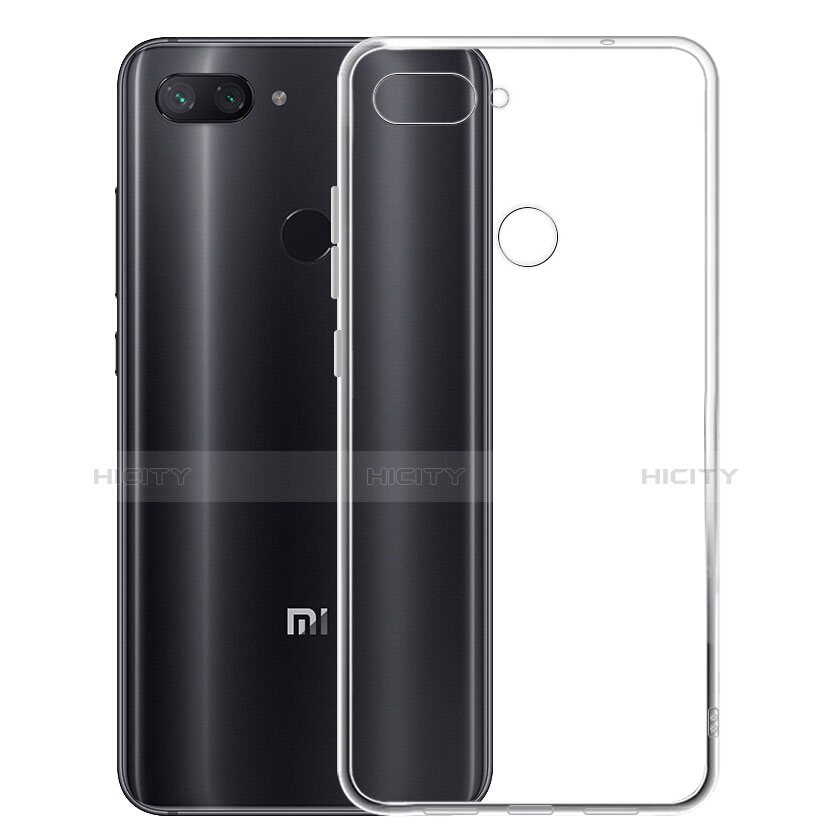 Xiaomi Mi 8 Lite用極薄ソフトケース シリコンケース 耐衝撃 全面保護 クリア透明 T07 Xiaomi クリア