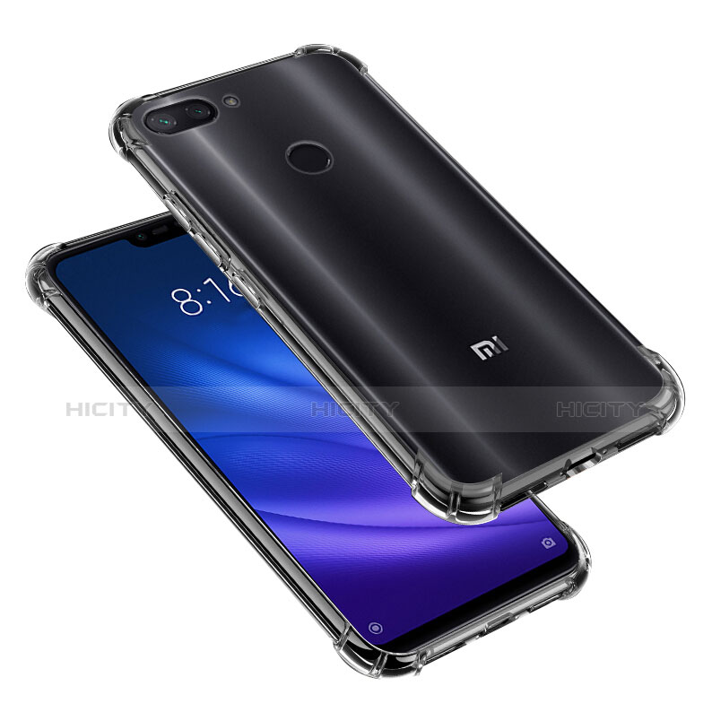 Xiaomi Mi 8 Lite用極薄ソフトケース シリコンケース 耐衝撃 全面保護 クリア透明 T08 Xiaomi クリア