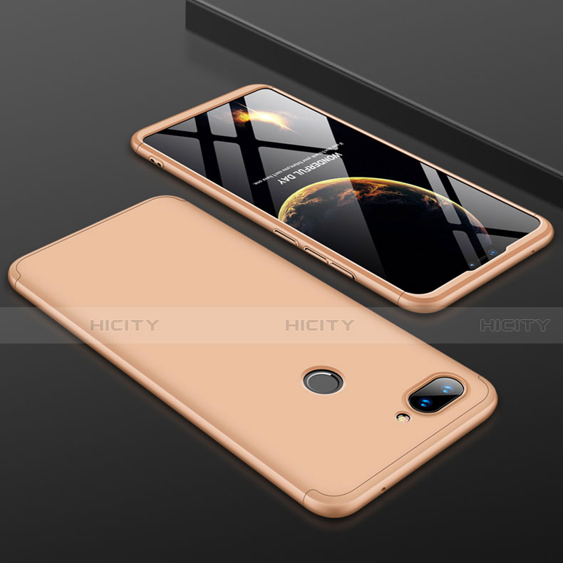 Xiaomi Mi 8 Lite用ハードケース プラスチック 質感もマット 前面と背面 360度 フルカバー Xiaomi ゴールド