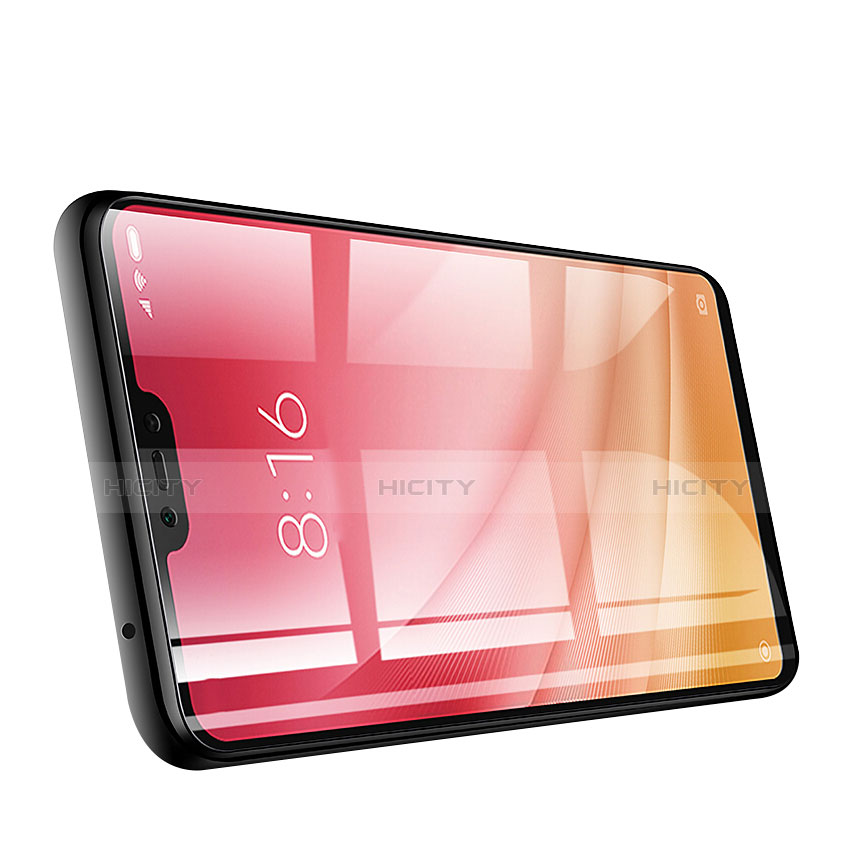 Xiaomi Mi 8 Lite用強化ガラス フル液晶保護フィルム Xiaomi ブラック