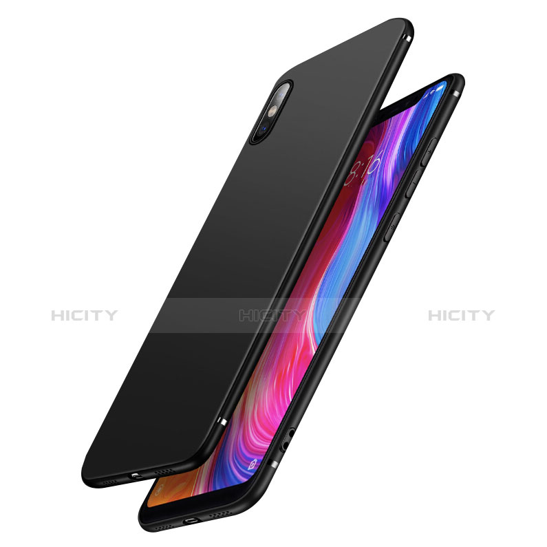 Xiaomi Mi 8 Pro Global Version用極薄ソフトケース シリコンケース 耐衝撃 全面保護 Xiaomi ブラック