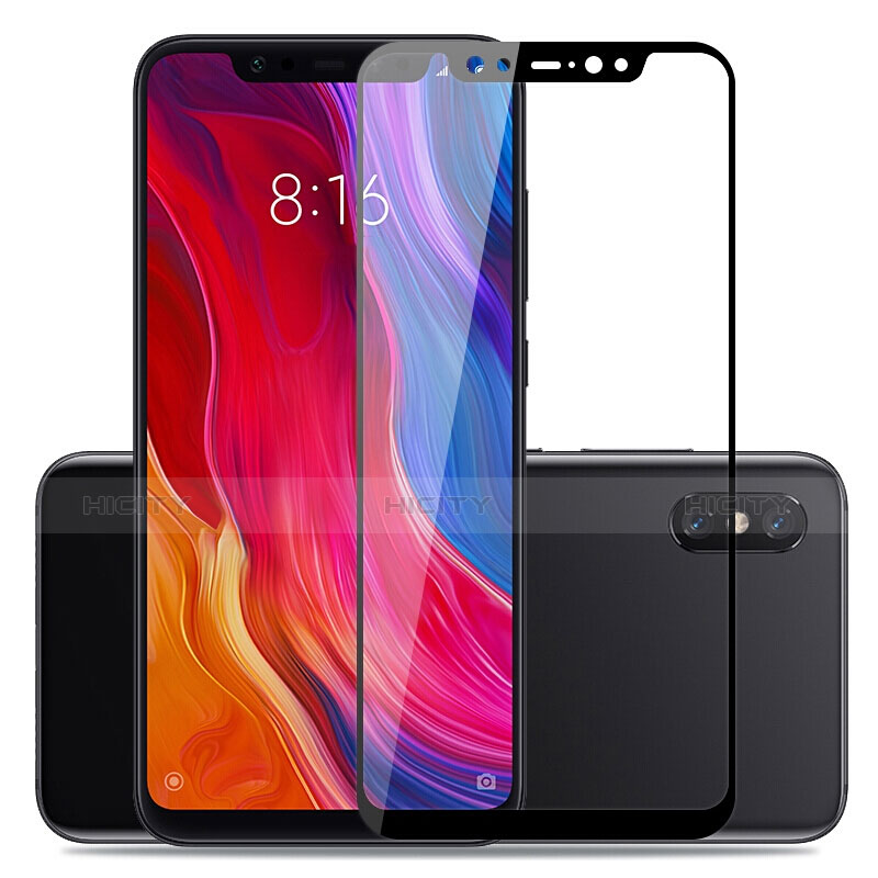 Xiaomi Mi 8 Pro Global Version用強化ガラス フル液晶保護フィルム Xiaomi ブラック