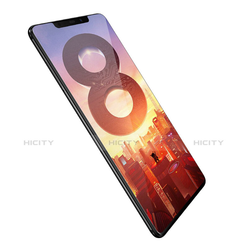 Xiaomi Mi 8 Pro Global Version用強化ガラス フル液晶保護フィルム F02 Xiaomi ブラック