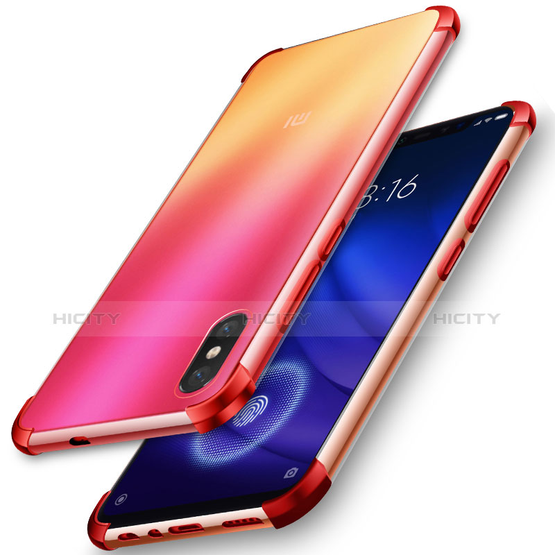 Xiaomi Mi 8 Screen Fingerprint Edition用極薄ソフトケース シリコンケース 耐衝撃 全面保護 透明 H01 Xiaomi 