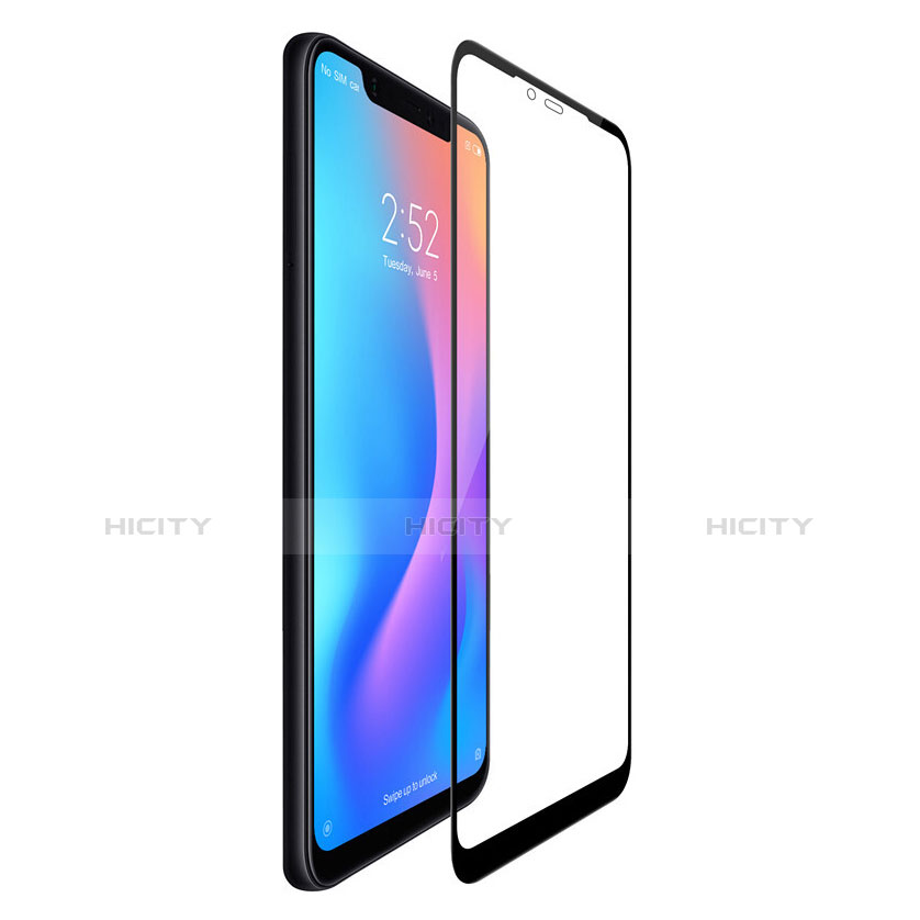 Xiaomi Mi 8 Screen Fingerprint Edition用強化ガラス フル液晶保護フィルム Xiaomi ブラック