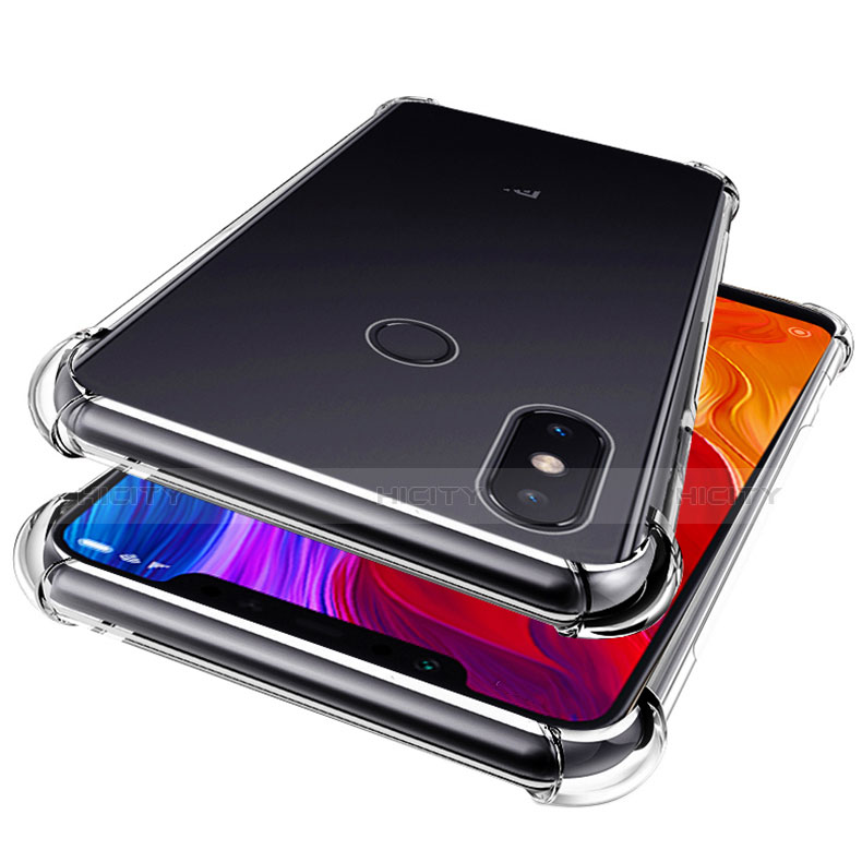 Xiaomi Mi 8 SE用極薄ソフトケース シリコンケース 耐衝撃 全面保護 クリア透明 T04 Xiaomi クリア