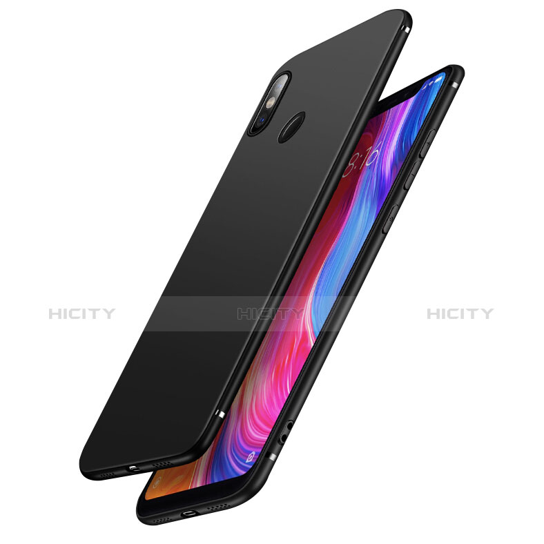 Xiaomi Mi 8 SE用極薄ソフトケース シリコンケース 耐衝撃 全面保護 Xiaomi ブラック