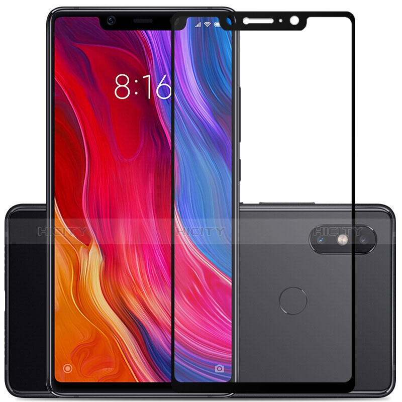 Xiaomi Mi 8 SE用強化ガラス フル液晶保護フィルム F02 Xiaomi ブラック